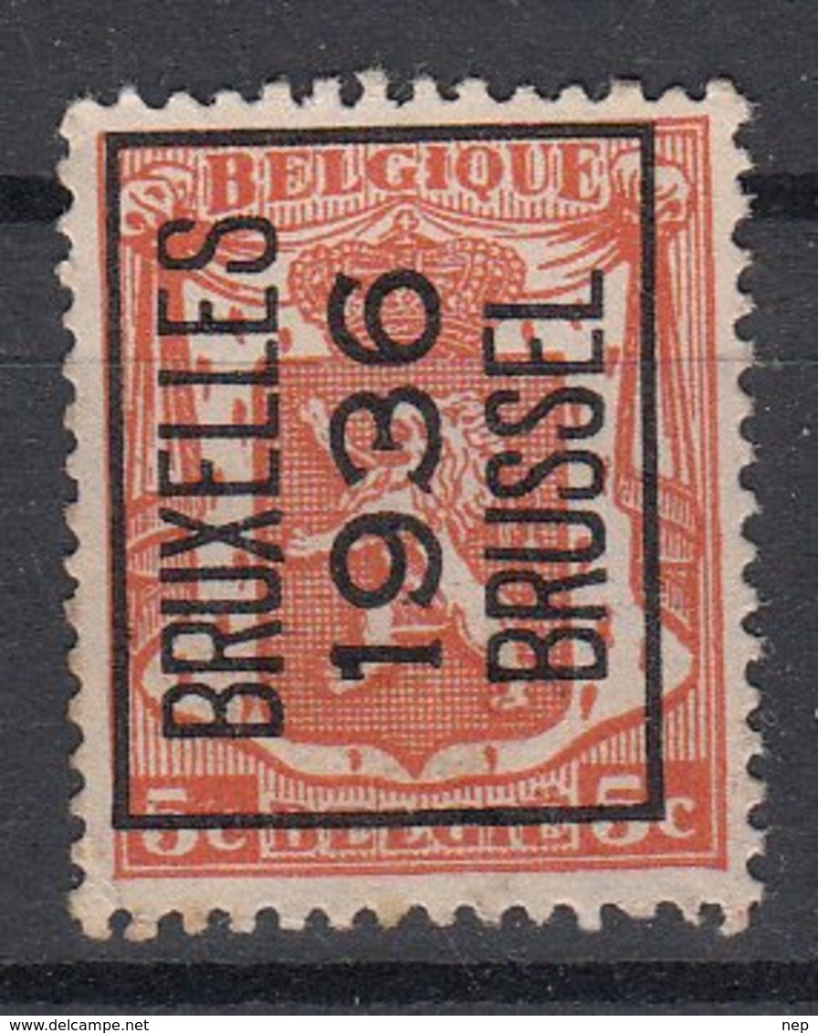 BELGIË - PREO - 1936 - Nr 310 A - BRUXELLES 1933 BRUSSEL - (*) - Typo Precancels 1936-51 (Small Seal Of The State)