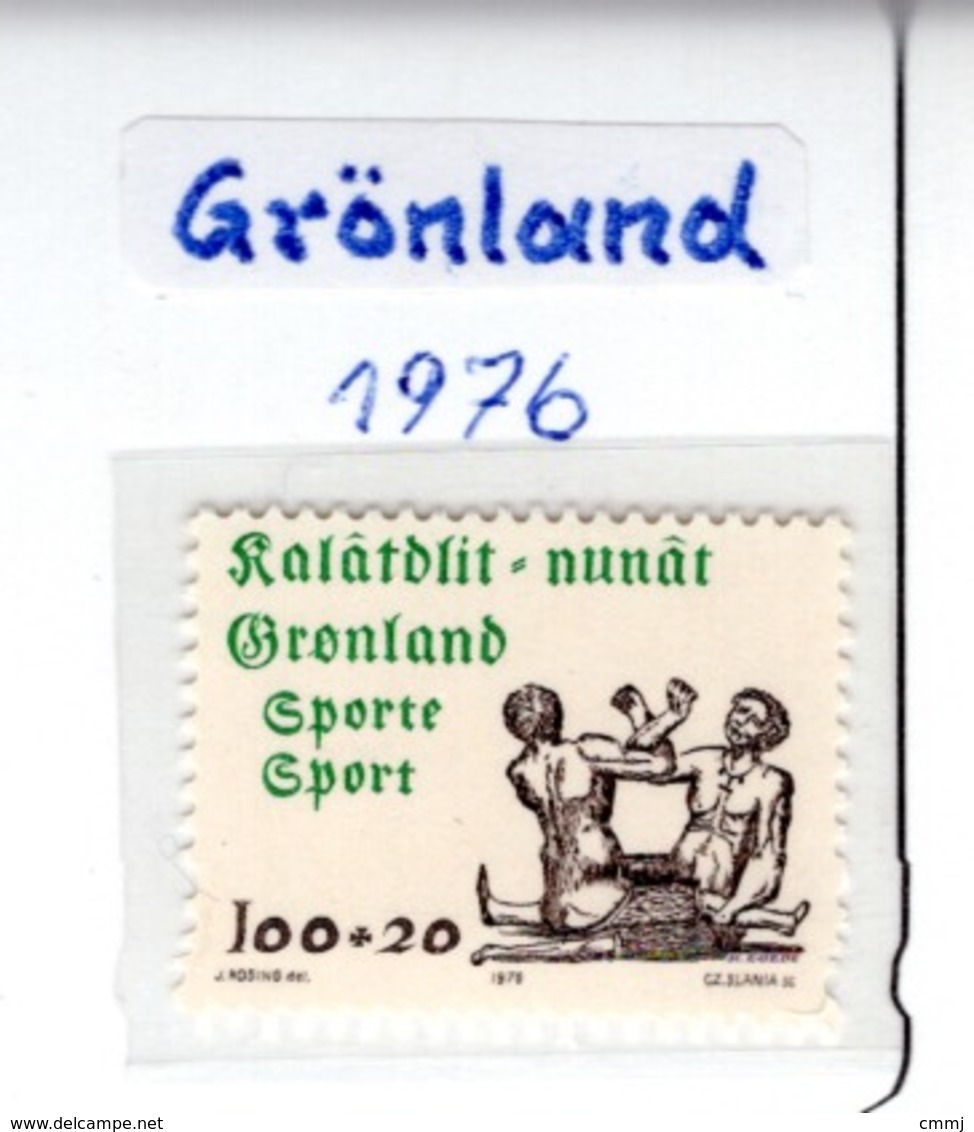 SPORT - OLYMPIC GAMES - 1976 - GROENLANDIA  -  Mi. Nr. 87 - NH - (6532-52) - Nuovi