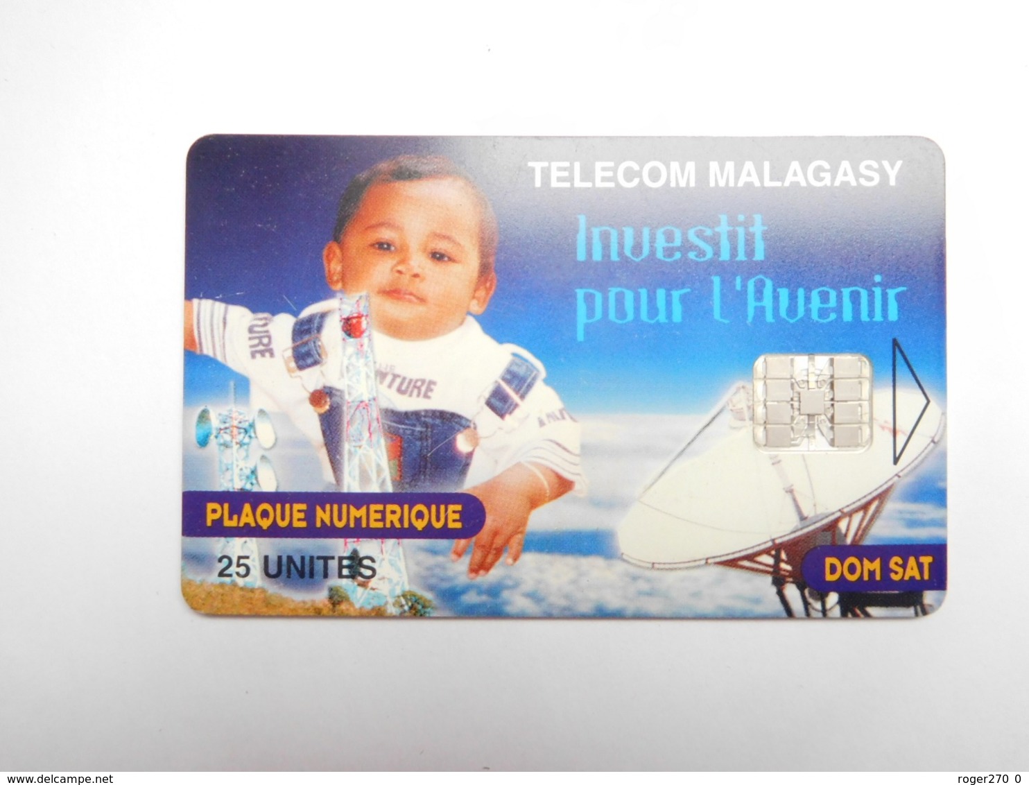 Télécarte Magagascar , Malagasy , Dom Sat - Madagascar