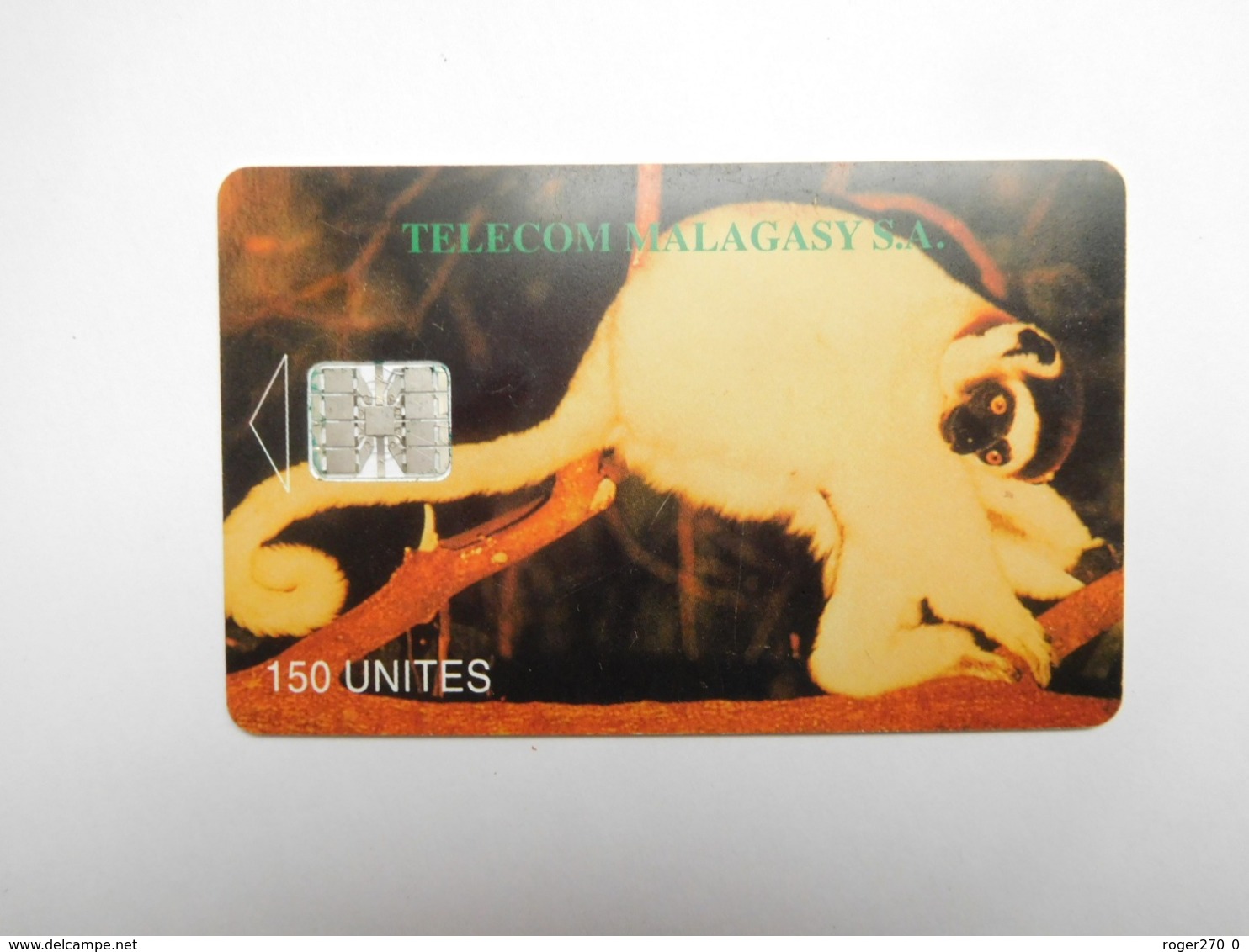 Télécarte Magagascar , Malagasy , Singe Lémurien - Madagaskar