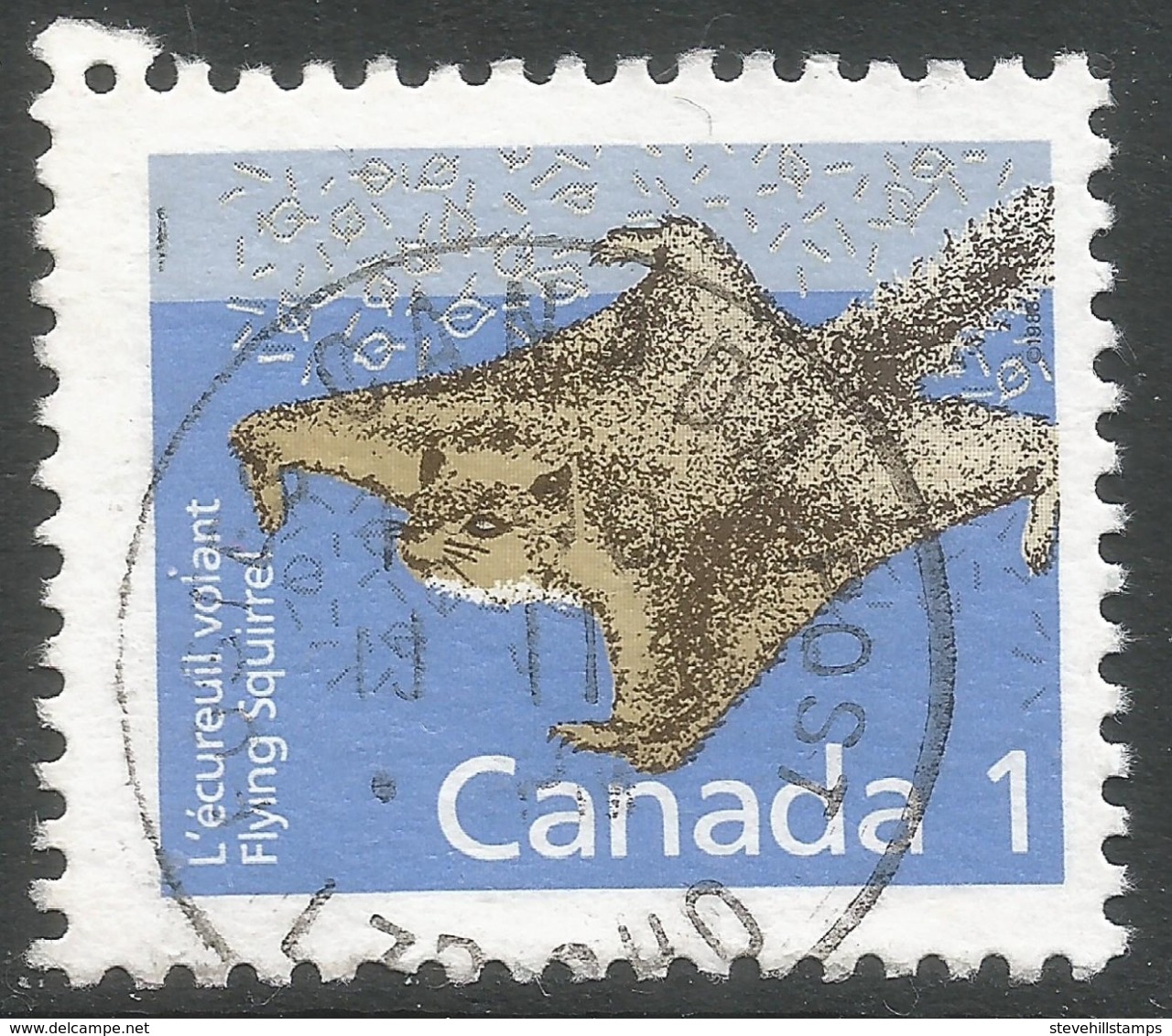 Canada. 1988 Canadian Mammals And Architecture. 1c Used. SG 1261 - Used Stamps