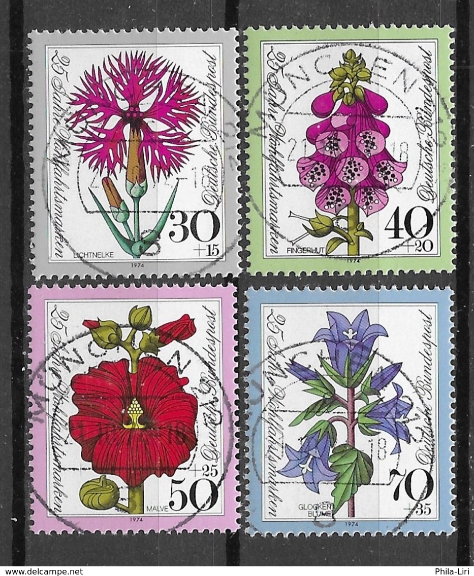 Germany/Bund Mi. Nr.: 818 - 21 Vollstempel (brv74er) - Gebraucht