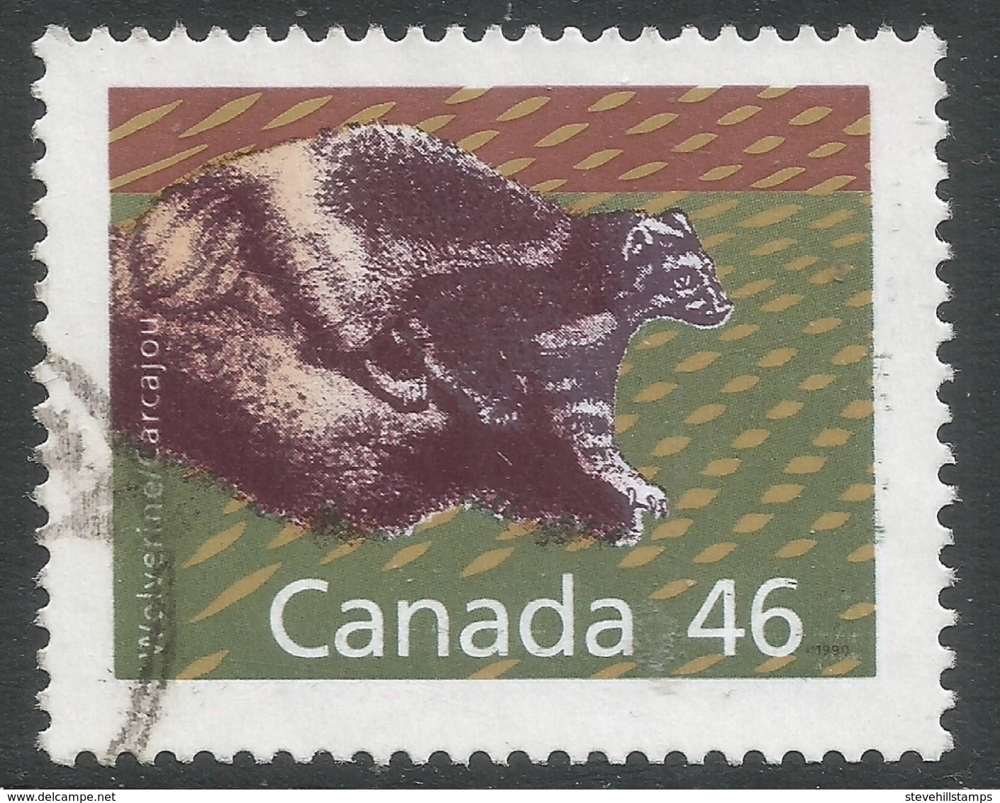 Canada. 1988 Canadian Mammals And Architecture. 46c Used. SG 1270c - Used Stamps