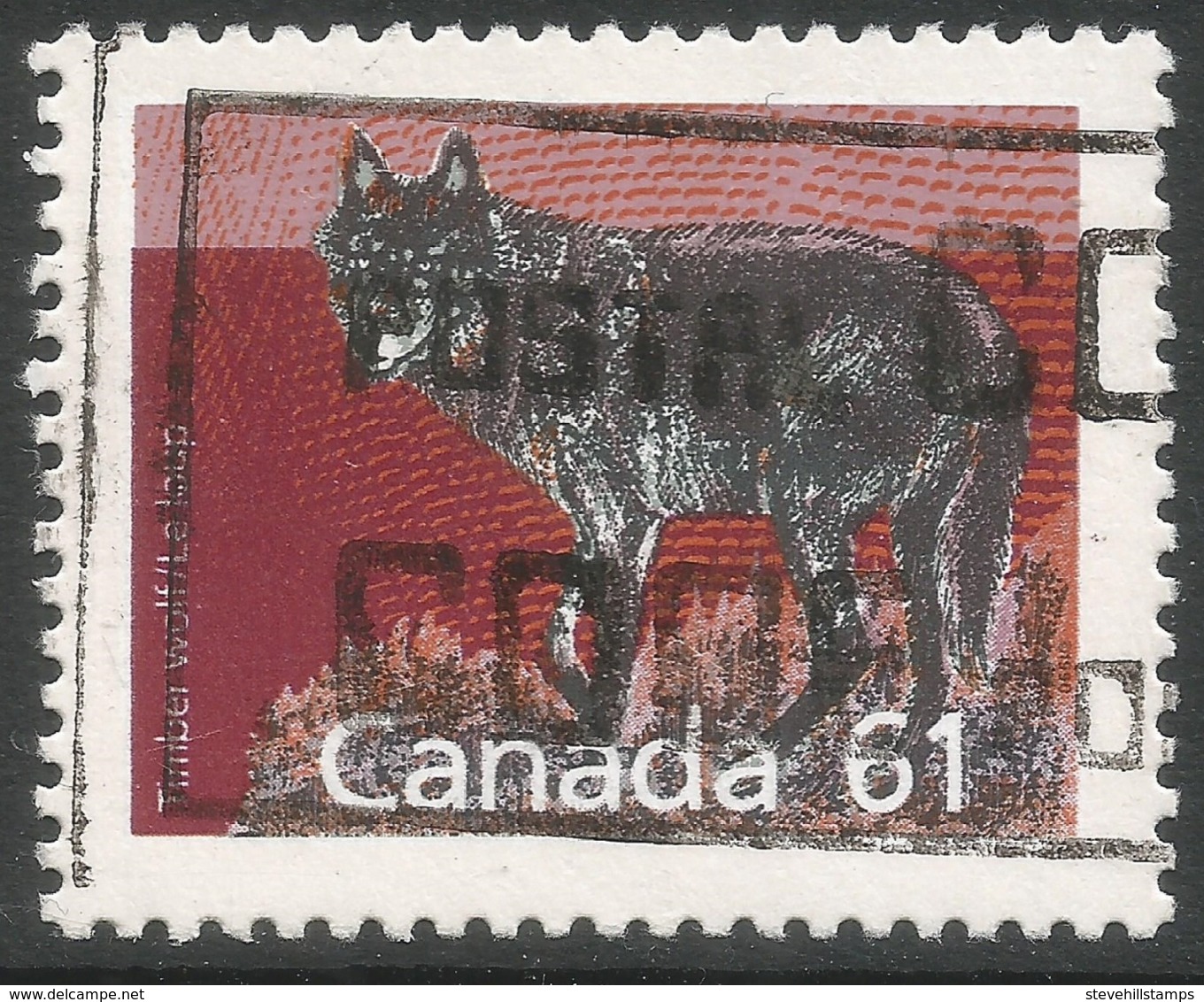 Canada. 1988 Canadian Mammals And Architecture. 61c Used. SG 1273 - Gebruikt