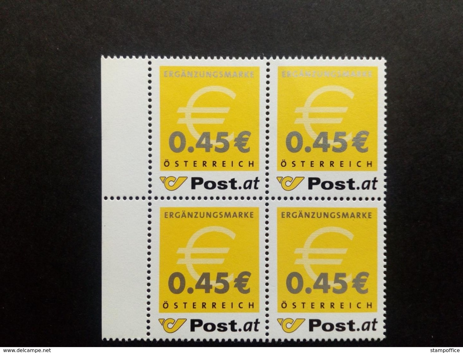 ÖSTERREICH MI-NR. 2402 POSTFRISCH(MINT) 4er BLOCK ERGÄNZUNGSMARKE 2003 - Ungebraucht