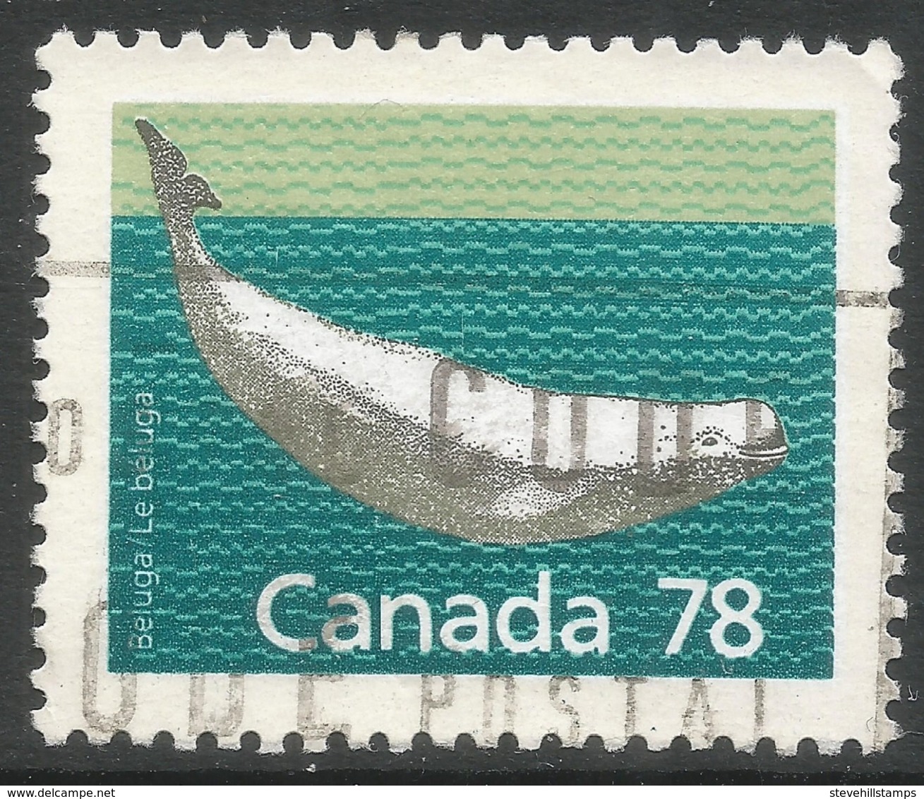 Canada. 1988 Canadian Mammals And Architecture. 78c Used. SG 1276 - Used Stamps