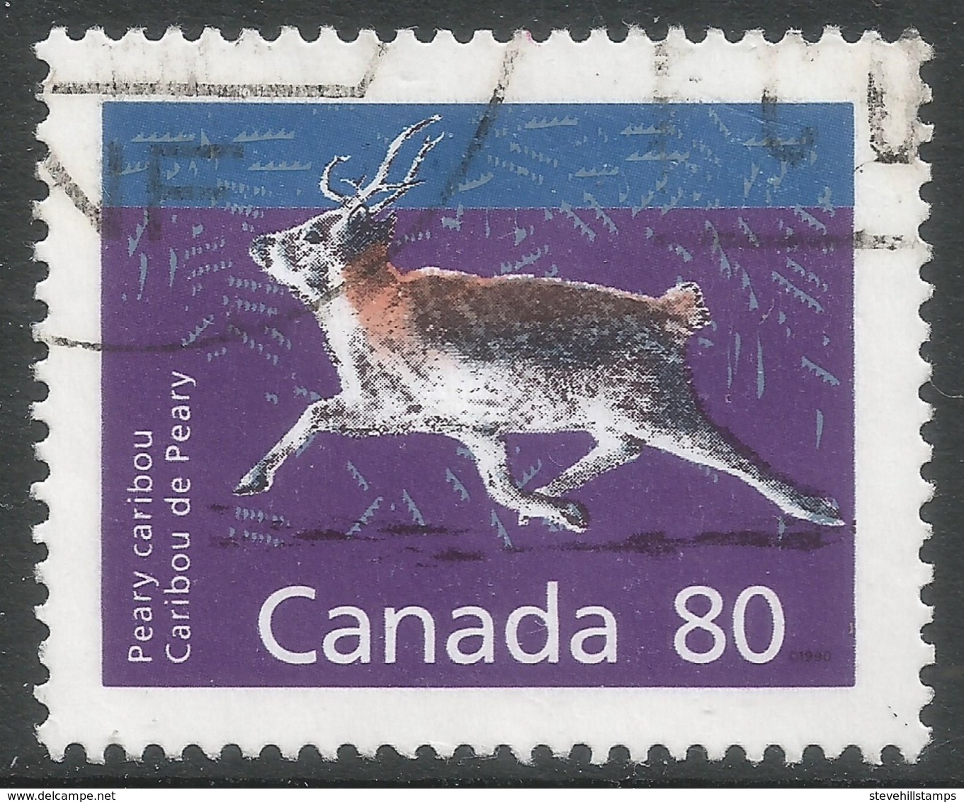 Canada. 1988 Canadian Mammals And Architecture. 80c Used. SG 1276c - Used Stamps