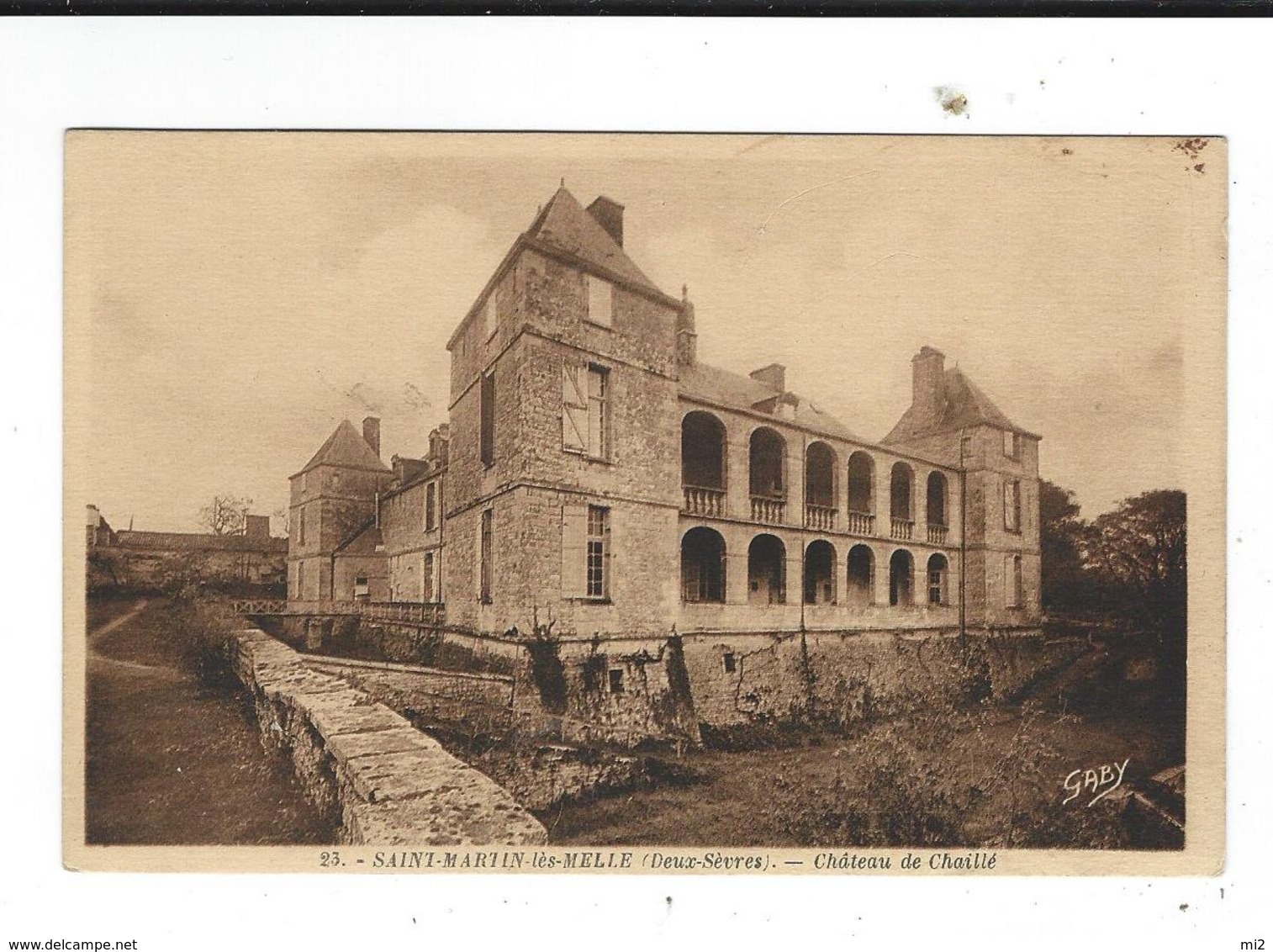 79 Saint St Martin Les Melle Chateau De Chaillé  Artaud Neuve Sépia TBE - Autres & Non Classés