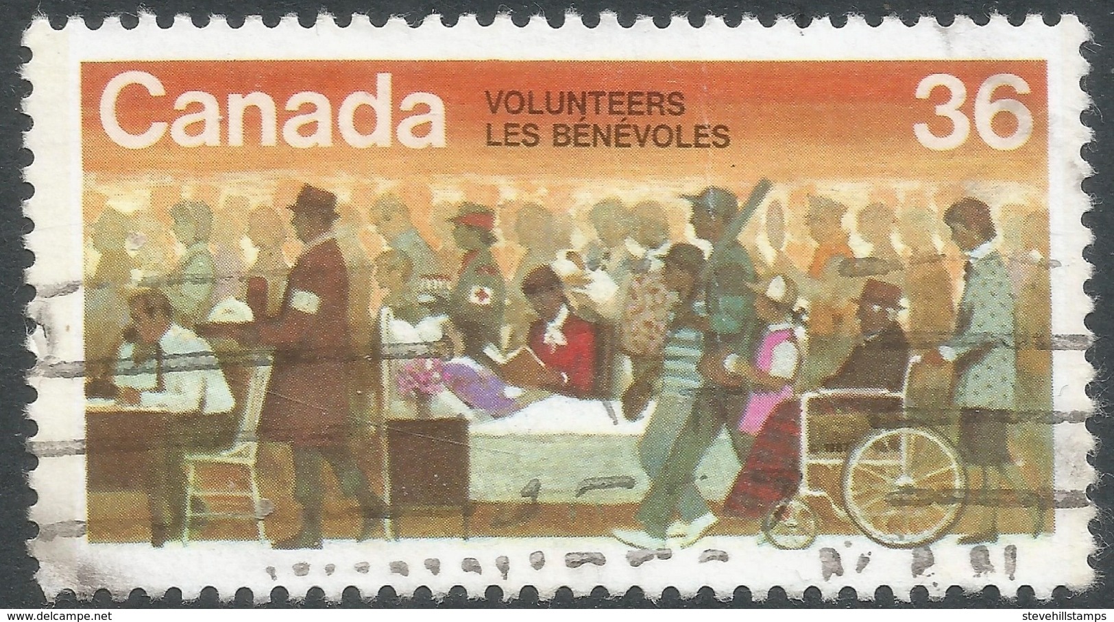 Canada. 1987 National Volunteer Week. 36c Used. SG 1238 - Used Stamps