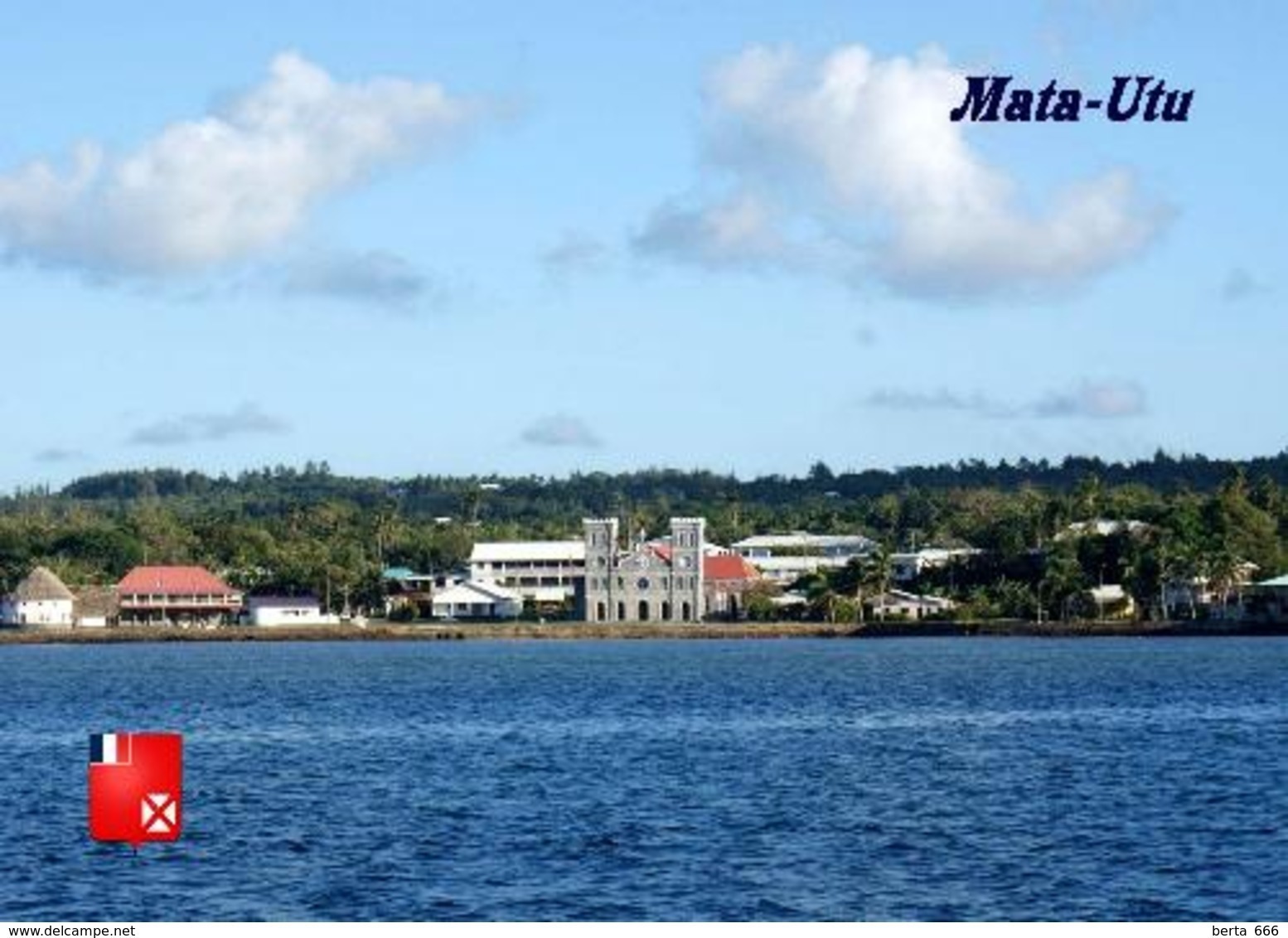 Wallis And Futuna Mata-Utu Waterfront New Postcard - Wallis E Futuna