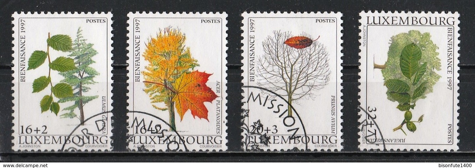 Luxembourg 1997 : Timbres Yvert Et Tellier N° 1381 - 1382 - 1383 Et 1384 Avec Oblit. 1er Jour ( Voir Photo ). - Used Stamps