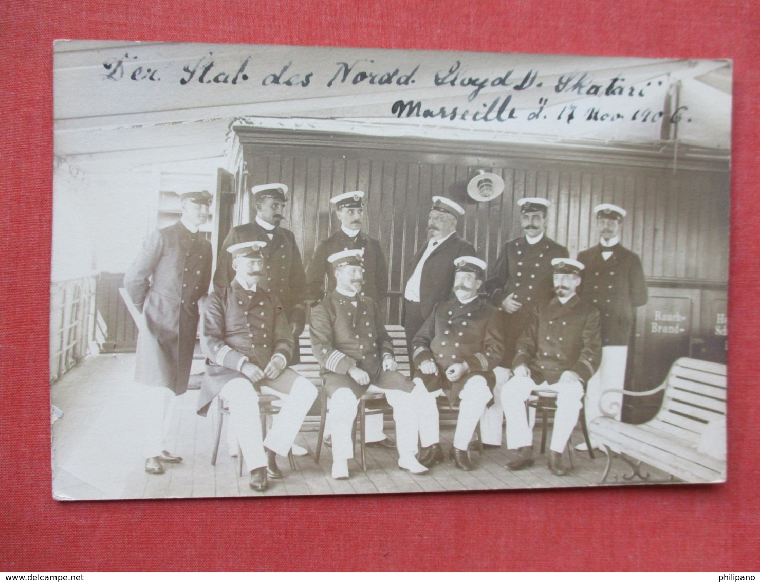 RPPC  S.S.  Skutari  Nord-deutscher Lloyd    Ref 3638 - Steamers