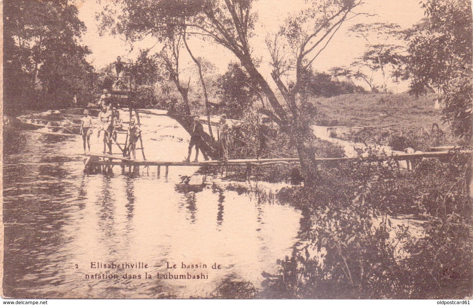 Seltene ALTE  AK   ELISABETHVILLE / Kongo    - Teilansicht - Ca. 1910 Glaufen - Lubumbashi