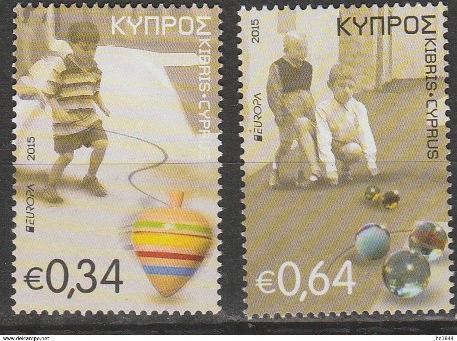 Chypre Europa 2015 N° 1132/ 1133 ** Jouets Anciens - 2015