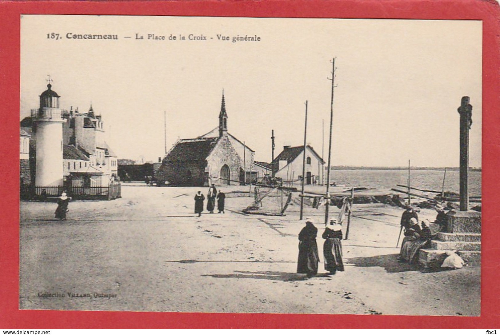 CPA: Concarneau (29) La Place De La Croix - Concarneau