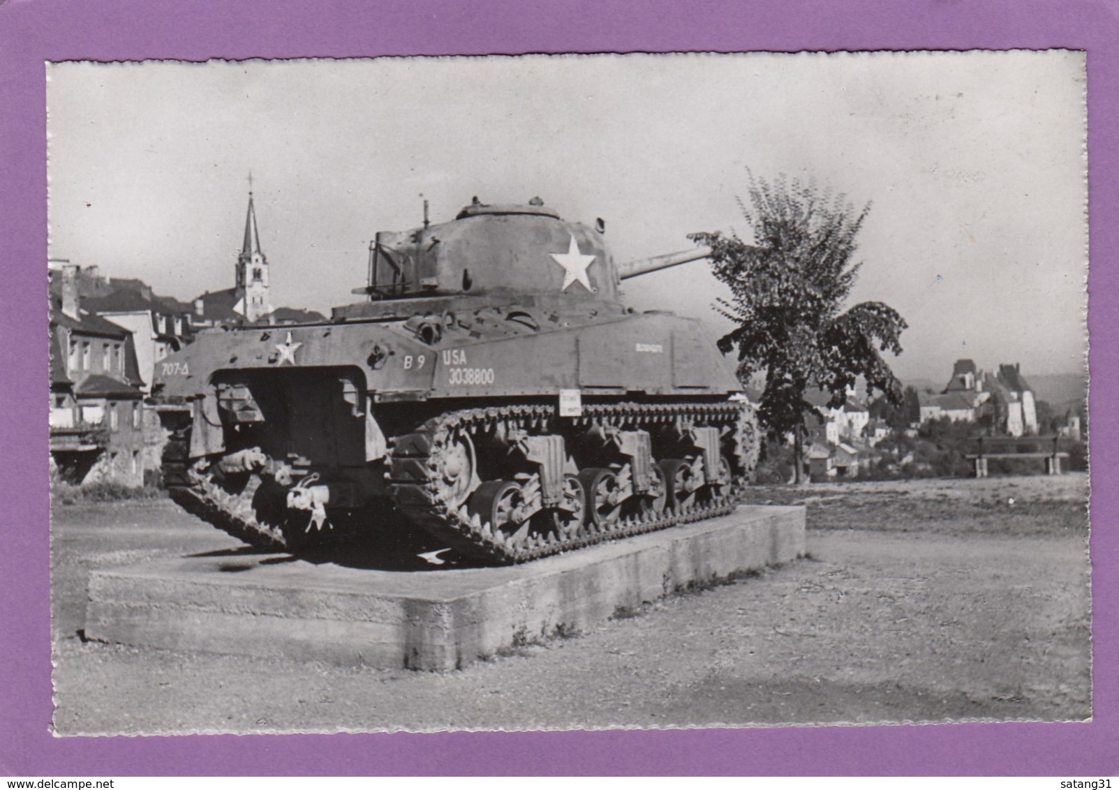 SOUVENIR DE LA LIBÉRATION,TANK AMÉRICAIN. - Wiltz