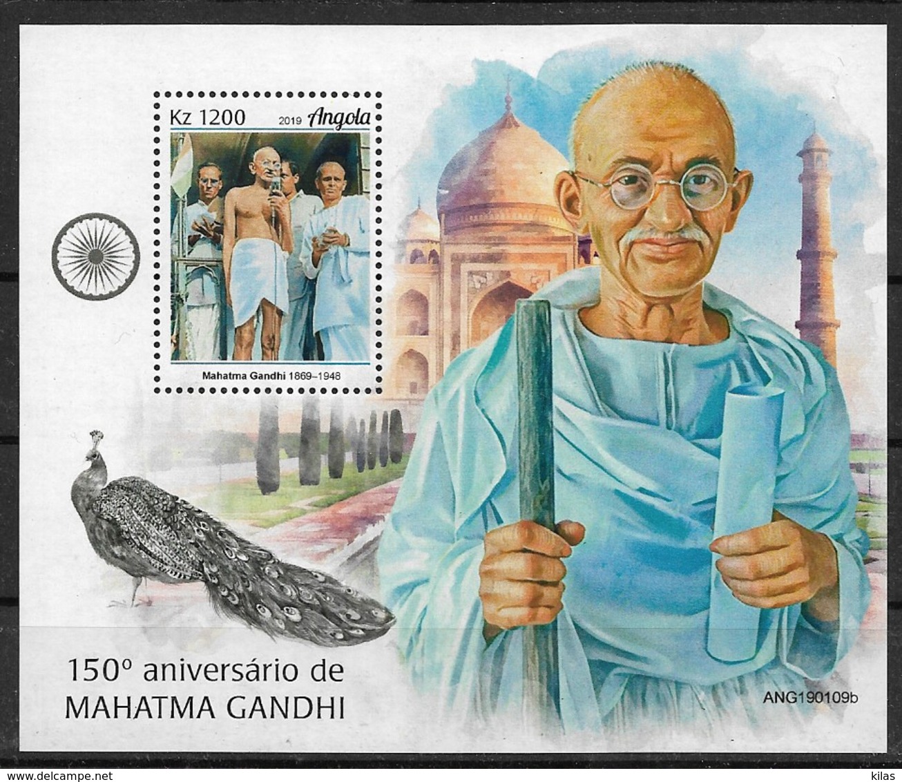 ANGOLA 2019 Mahatma Gandhi - Mahatma Gandhi