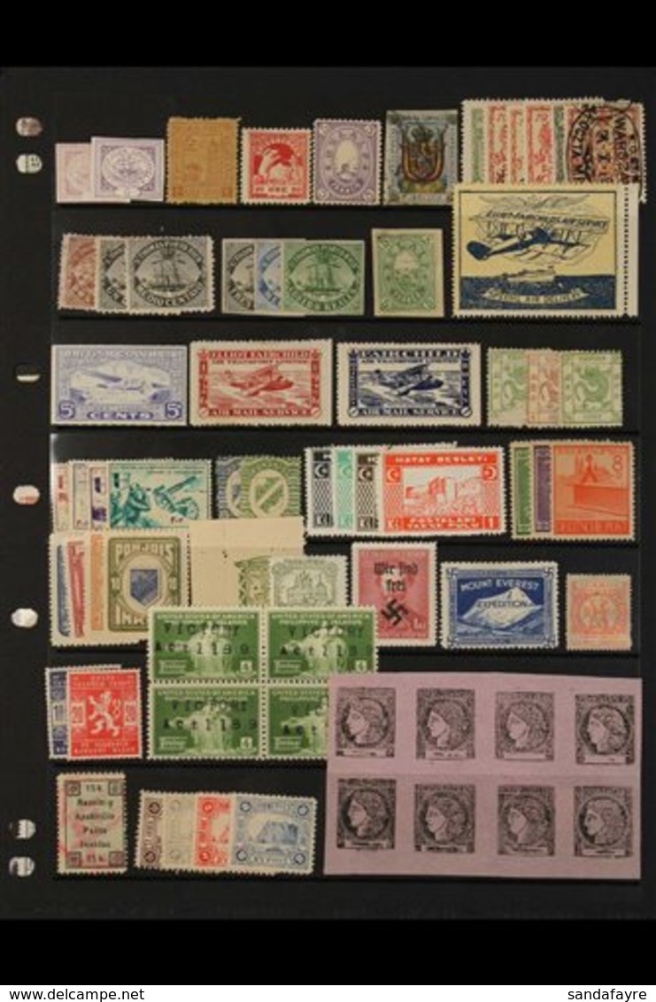 LOCAL STAMPS OF THE WORLD 19th Century To 1940's Fabulous Mint & Used Collection/accumulation Of Various Local, Private  - Otros & Sin Clasificación