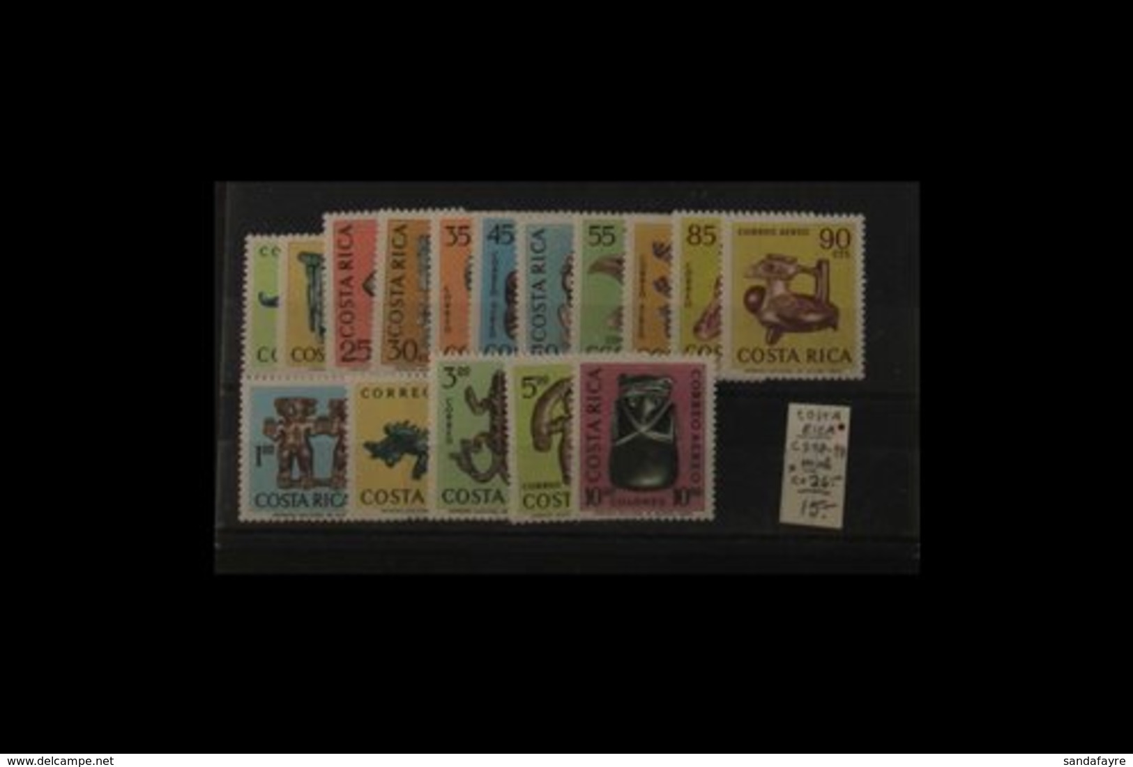 CENTRAL AMERICA 1880's-1970's. BETTER MIXTURE ON DISPLAY PAGES CAT $1900+. An Ex - Dealers Stock In Film Fronted Retail  - Andere & Zonder Classificatie