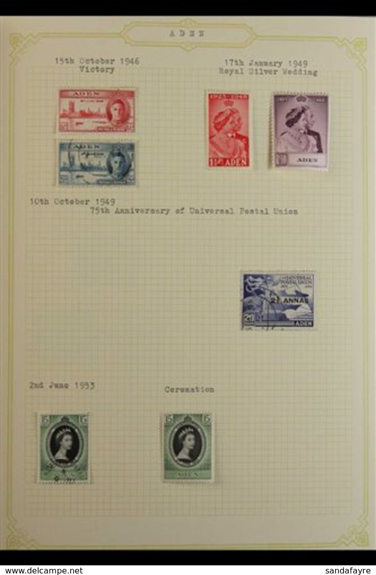 BRITISH COMMONWEALTH "A" COUNTRIES. 1930's - 1980's UNPICKED MINT / NHM / USED COLLECTION Presented In A Stanley Gibbons - Autres & Non Classés
