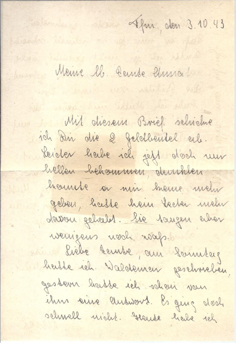 AK-div.28-480   - Brief Von Frankfurt Nach Baumholder Mit Inhalt - Correos Privados & Locales