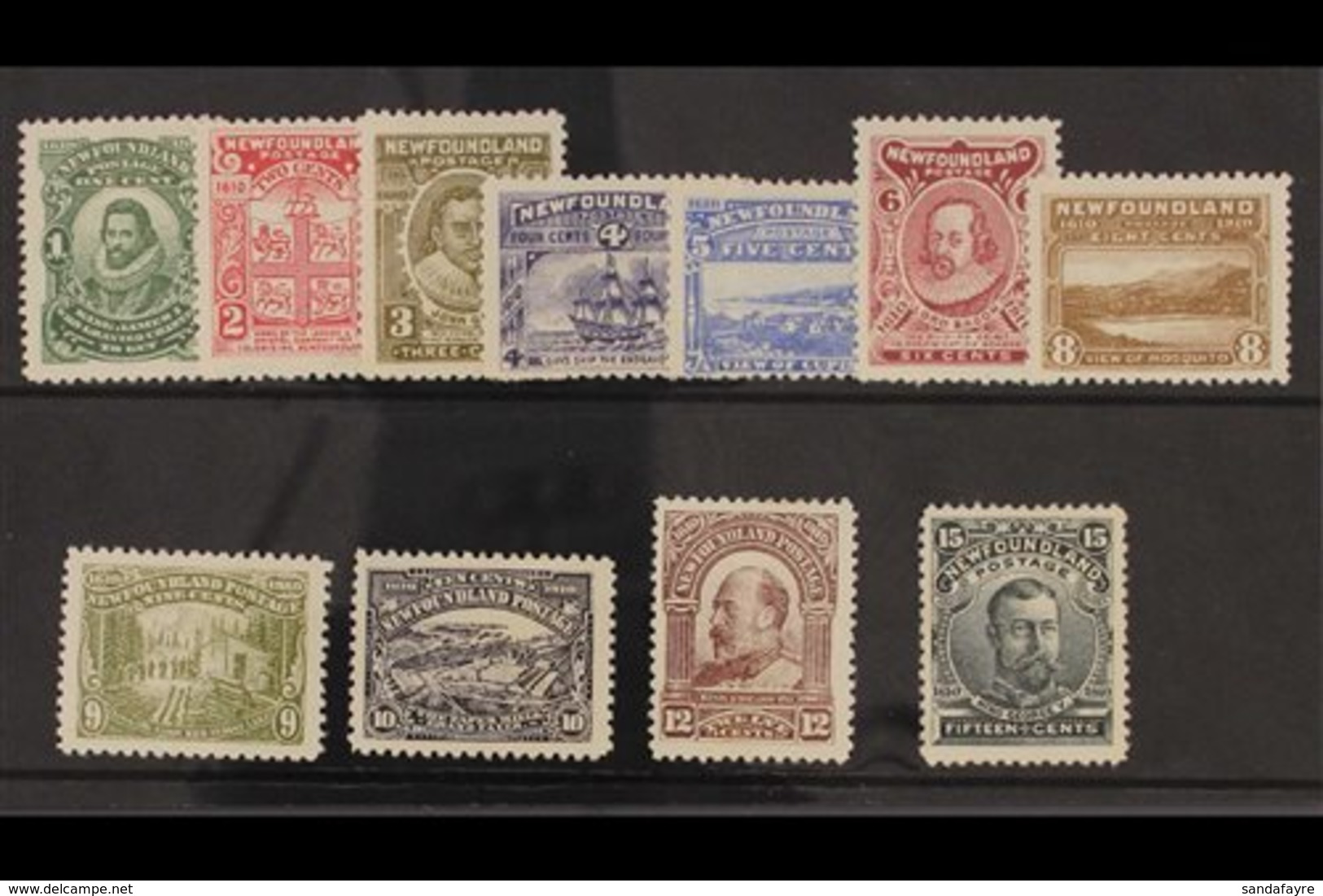 1910 James 1st Litho Set Complete, SG 95/105, Very Fine Mint. (11 Stamps) For More Images, Please Visit Http://www.sanda - Altri & Non Classificati