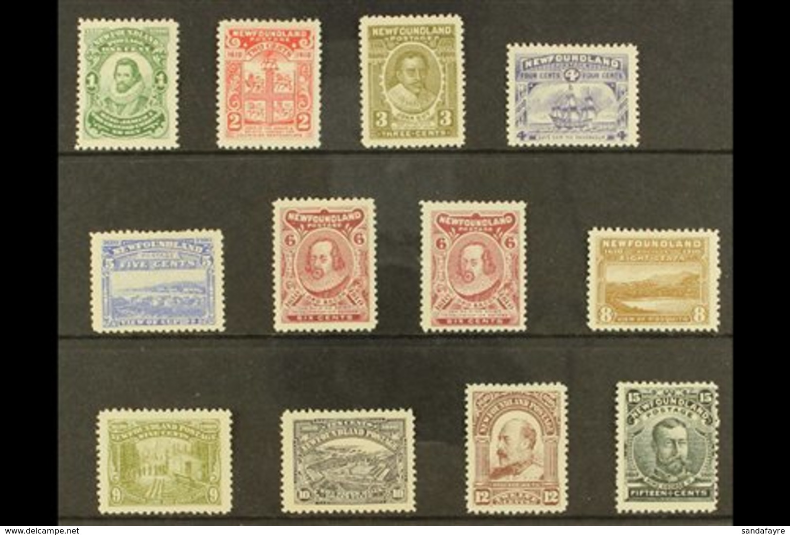 1910 Litho Definitive Set, SG 95/105, Inc Both 6c Types, Fine Mint (12 Stamps) For More Images, Please Visit Http://www. - Altri & Non Classificati