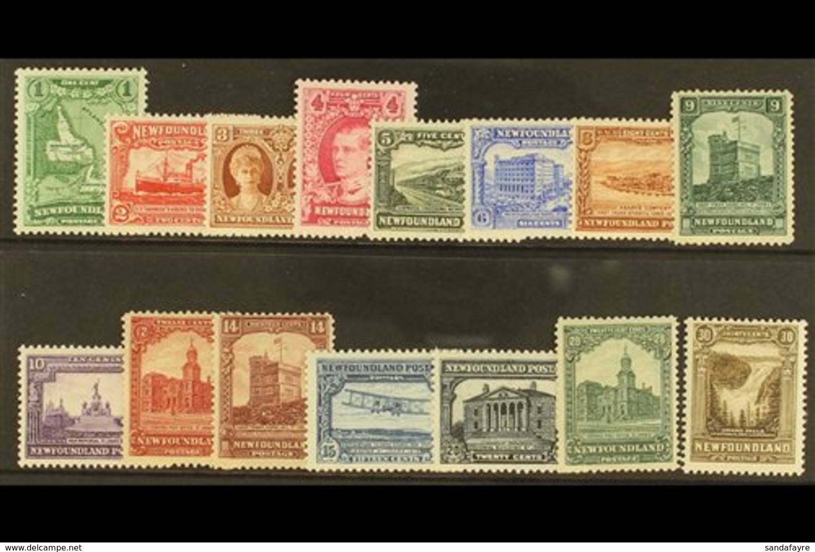 1928 Tourist Publicity Set Complete, SG 164/78, Very Fine Mint. (15 Stamps) For More Images, Please Visit Http://www.san - Other & Unclassified