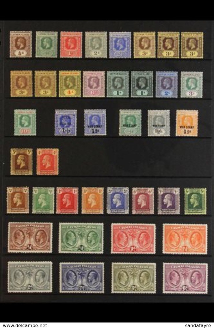 1912-35 FINE MINT COLLECTION An Attractive All Different Collection Which Includes 1912-20 Good Range Of Values To 1s Wi - Cayman Islands