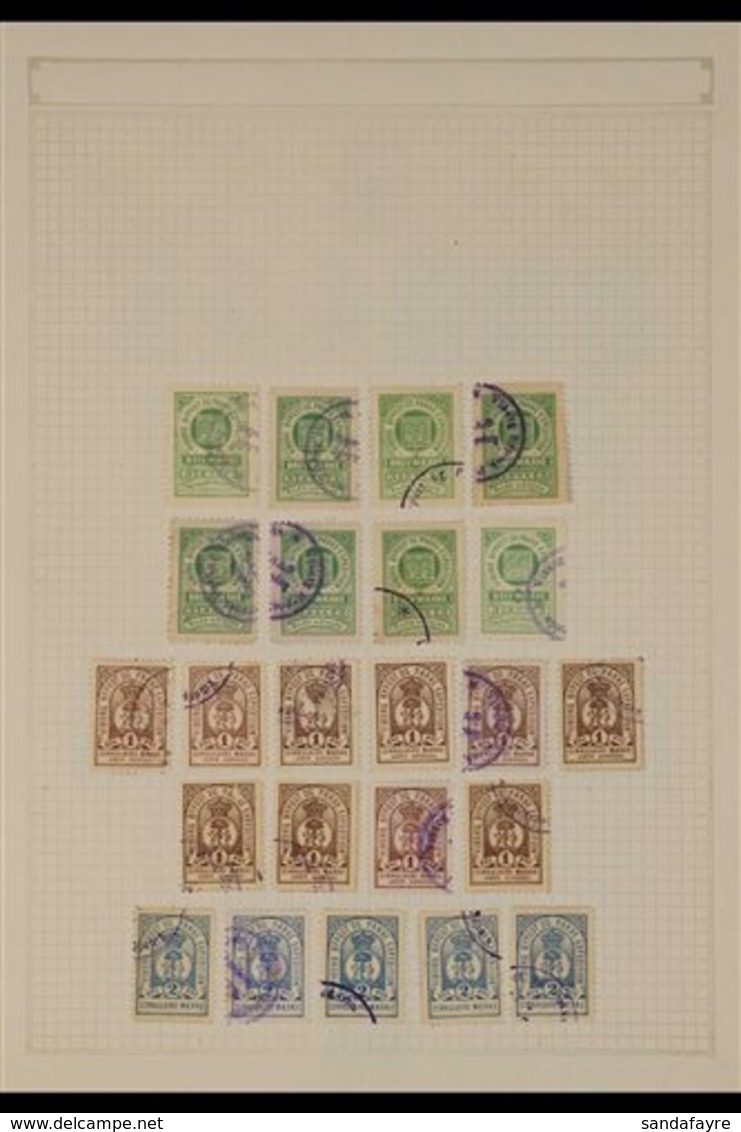 LOCAL POST STAMPS - VIBORG 1886-88 MINT & USED COLLECTION On Album Pages With Values To 10ore Used And An Attractive, 18 - Other & Unclassified