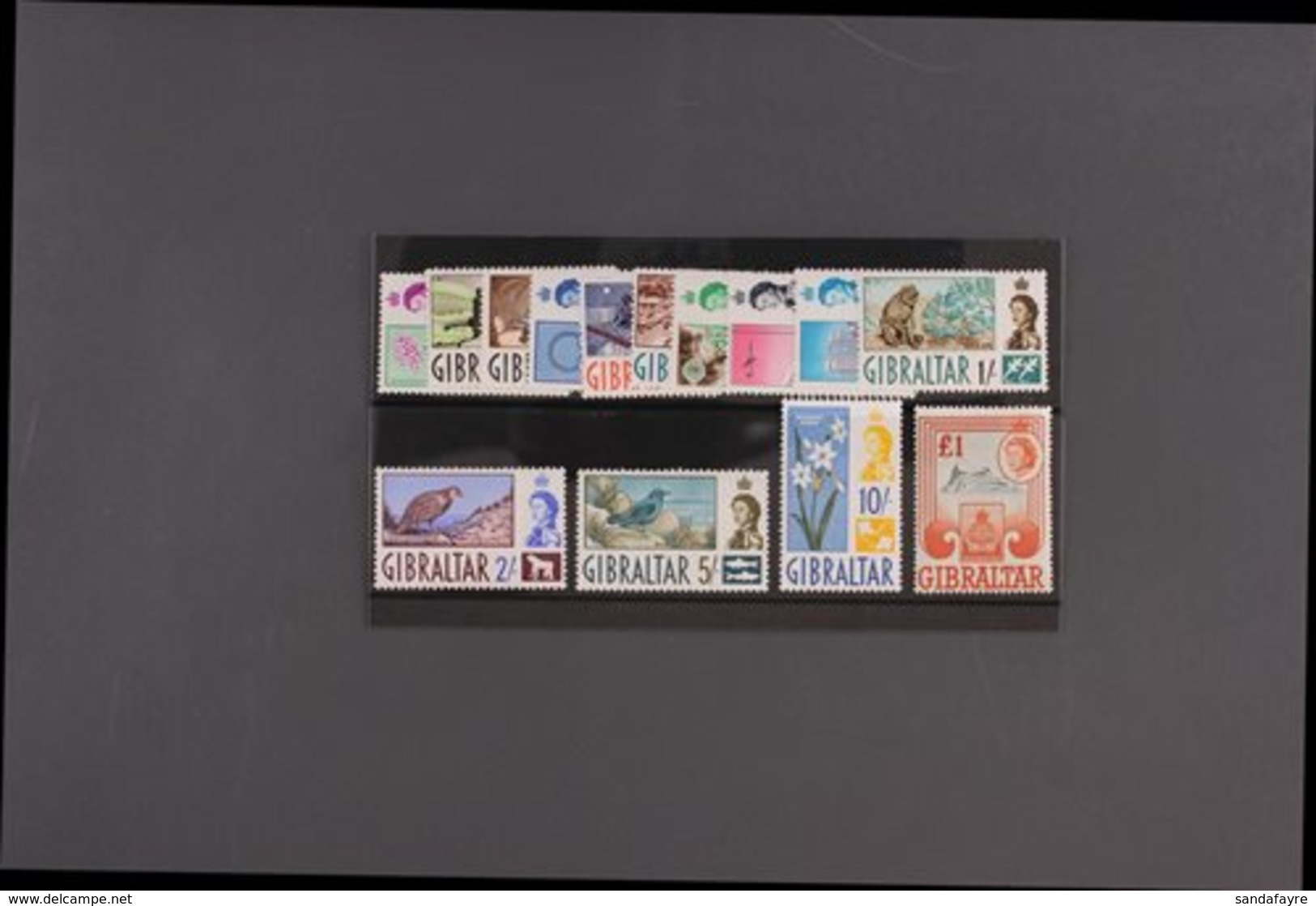 1960-62 Definitives Complete Set, SG 160/73, Never Hinged Mint. (14 Stamps) For More Images, Please Visit Http://www.san - Gibraltar