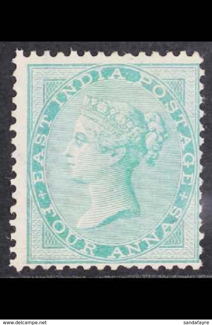 1855-64 4a Green, No Wmk, SG 47, Unused No Gum With Fabulous Fresh Original Colour. A Beauty, Cat £5000. For More Images - Other & Unclassified