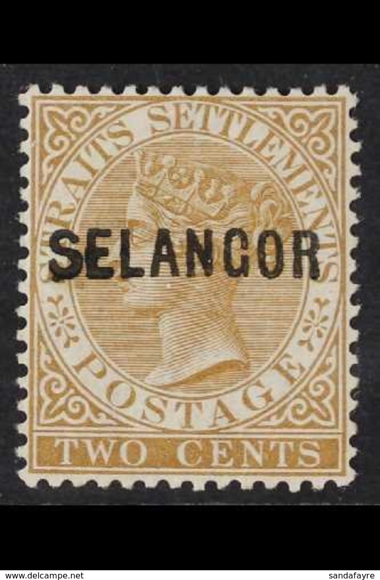 SELANGOR 1882  2c Brown, Wmk CA, SG 12, "S Wide", Very Fine Mint. For More Images, Please Visit Http://www.sandafayre.co - Altri & Non Classificati