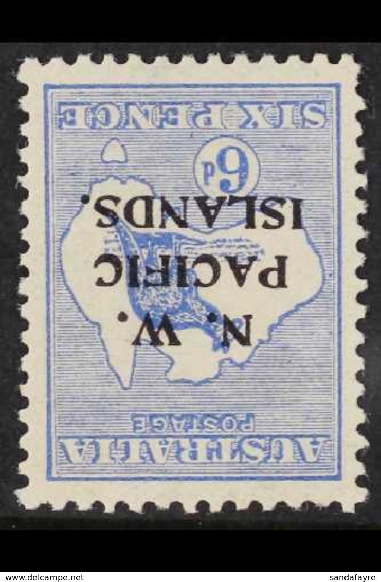 N.W.P.I. 1915-16 6d Ultramarine Roo, Watermark Inverted SG 78w, Very Fine Mint. For More Images, Please Visit Http://www - Papua New Guinea