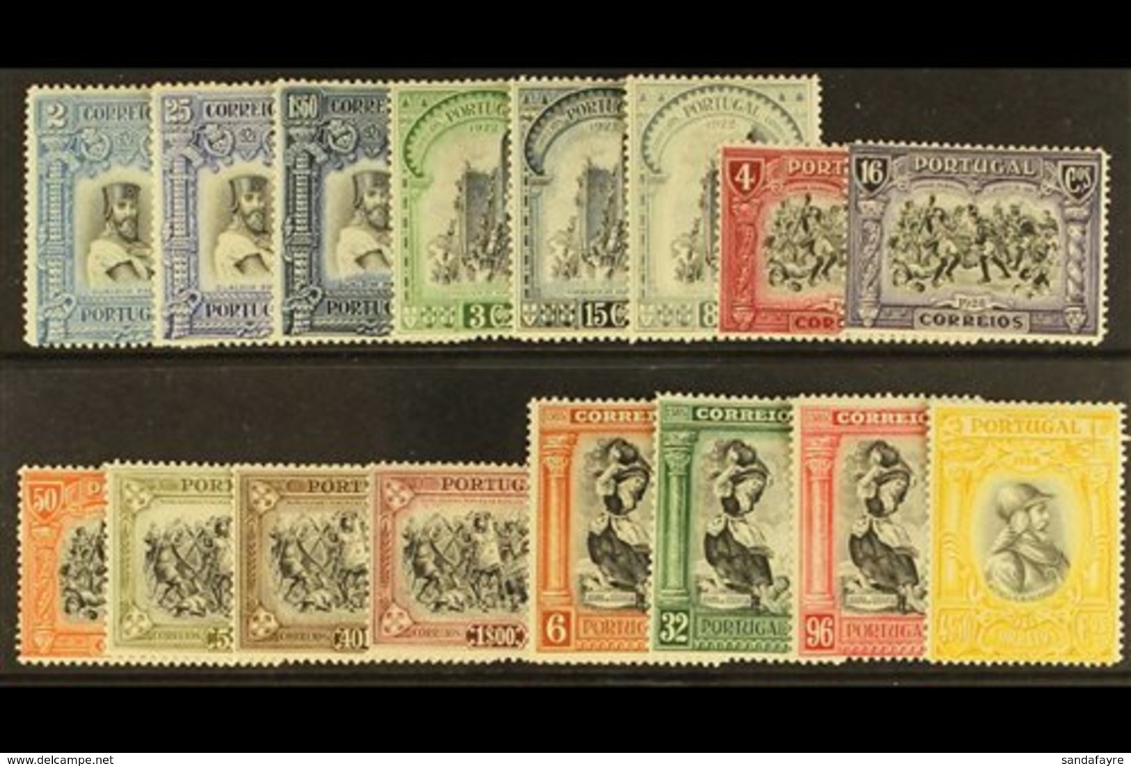 1928 3rd Independence Issue, Set Complete, SG 780/95, Very Fine Mint. (15) For More Images, Please Visit Http://www.sand - Otros & Sin Clasificación