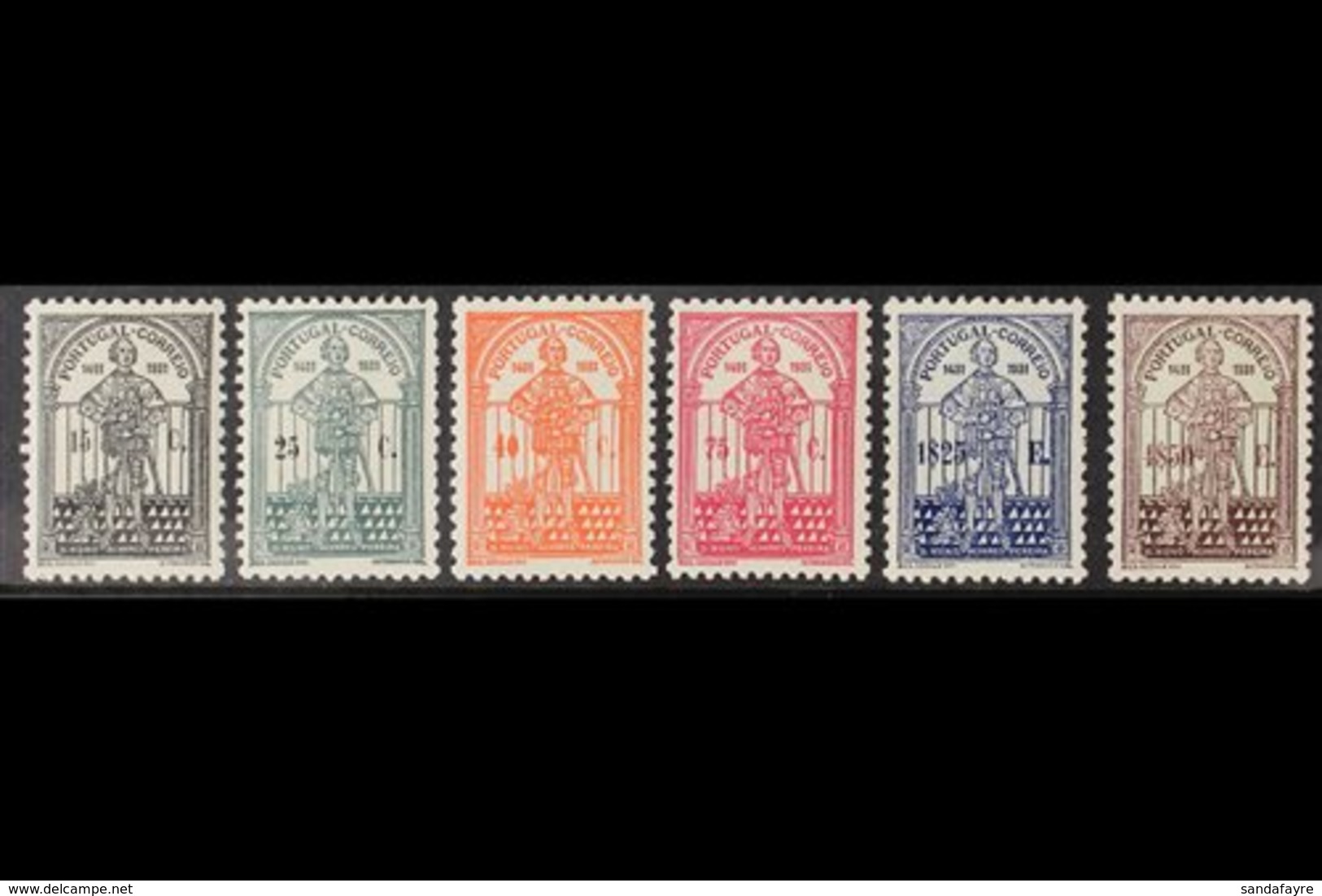 1931 Nuno Alvares Set Complete, SG 859/864, Very Fine Well Centered Mint. (6 Stamps) For More Images, Please Visit Http: - Altri & Non Classificati