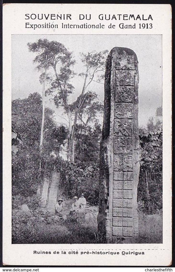 Souvenir Du GUATEMALA - RUINES DE LA CITE PRE HISTORIQUE QUIRIGUA - RUINS OF PREHISTORIQUE QUIRIGUA - Guatemala