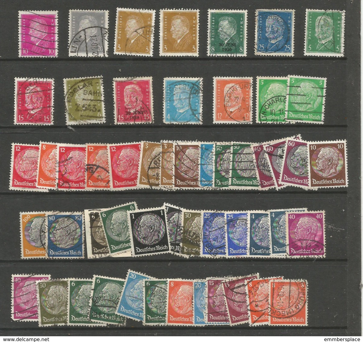 Germany - Presidents (mainly Used) - Used Stamps