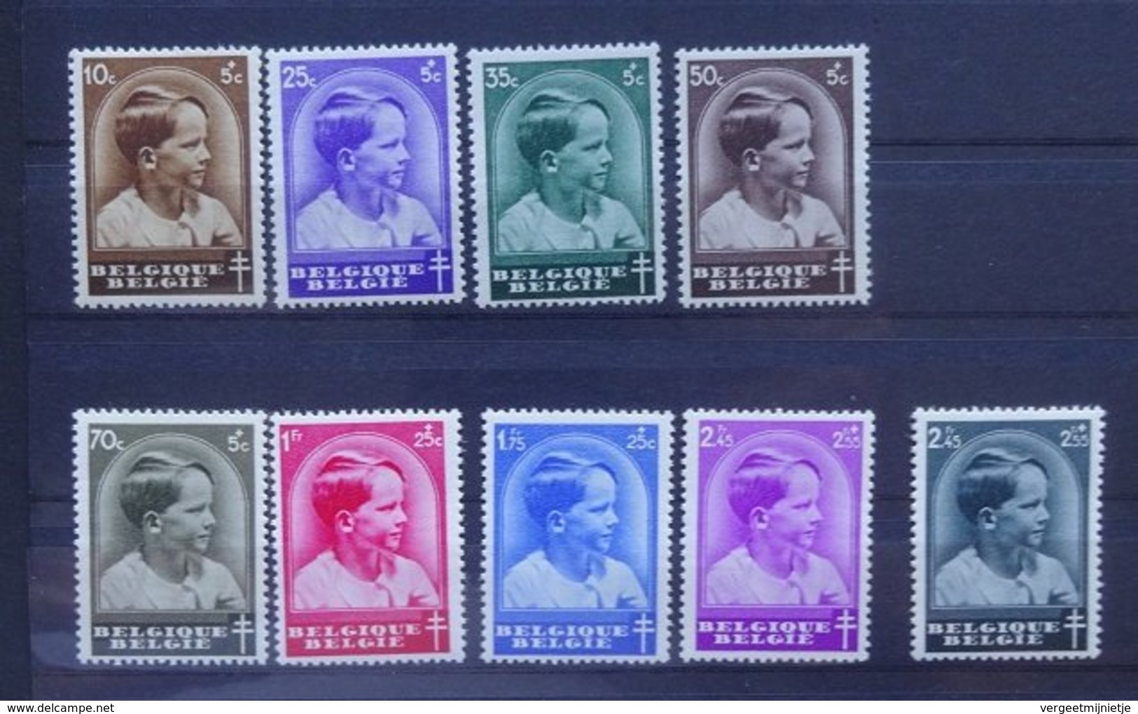 BELGIE  1936   Nr. 438 - 445 / 446   Postfris **    CW 36,50 - Neufs