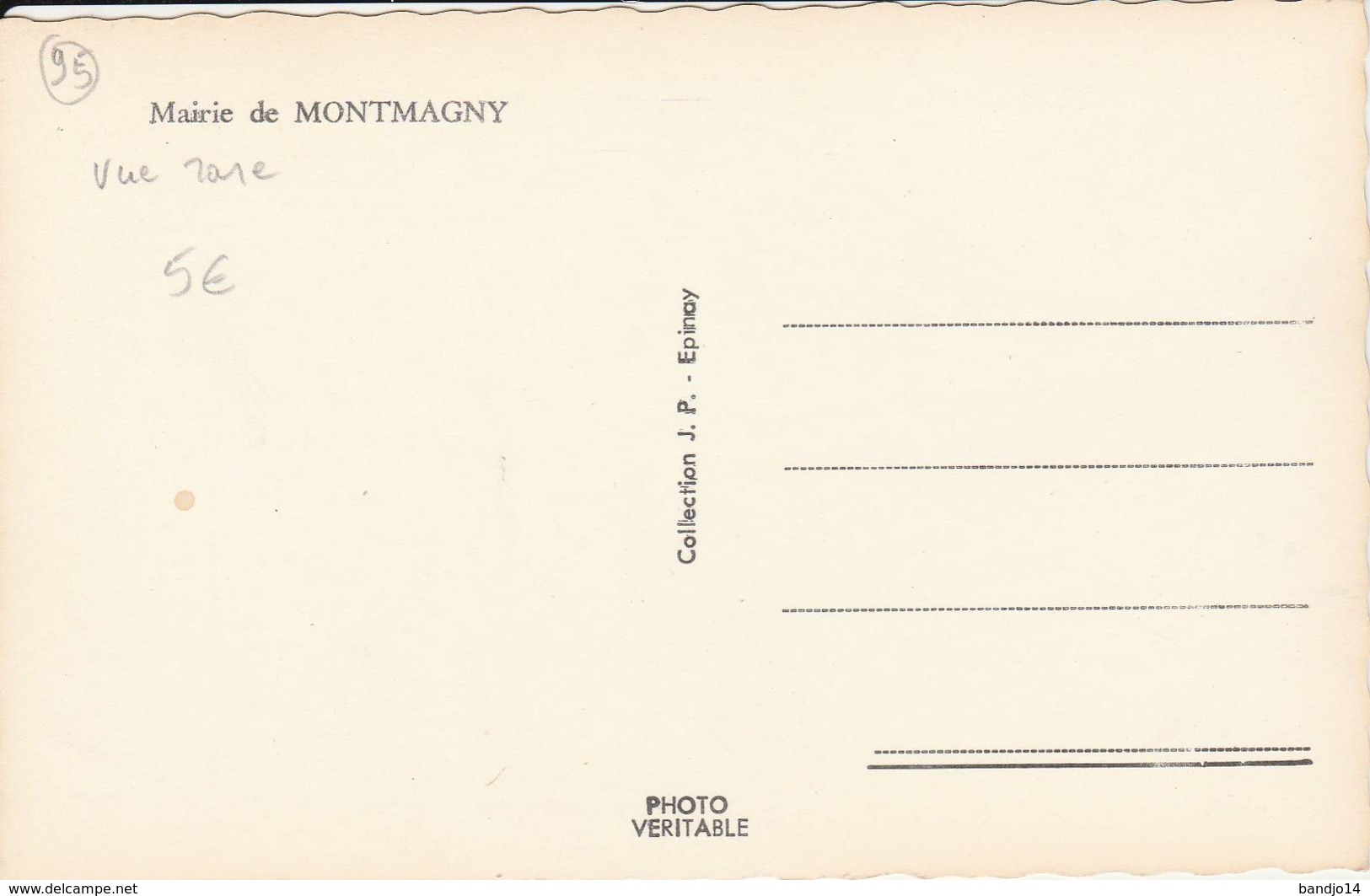 Montmagny -la Mairie ( Vue Peu Courante ) - Cpsm Petit  Format - Scan Recto-verso - Mery Sur Oise