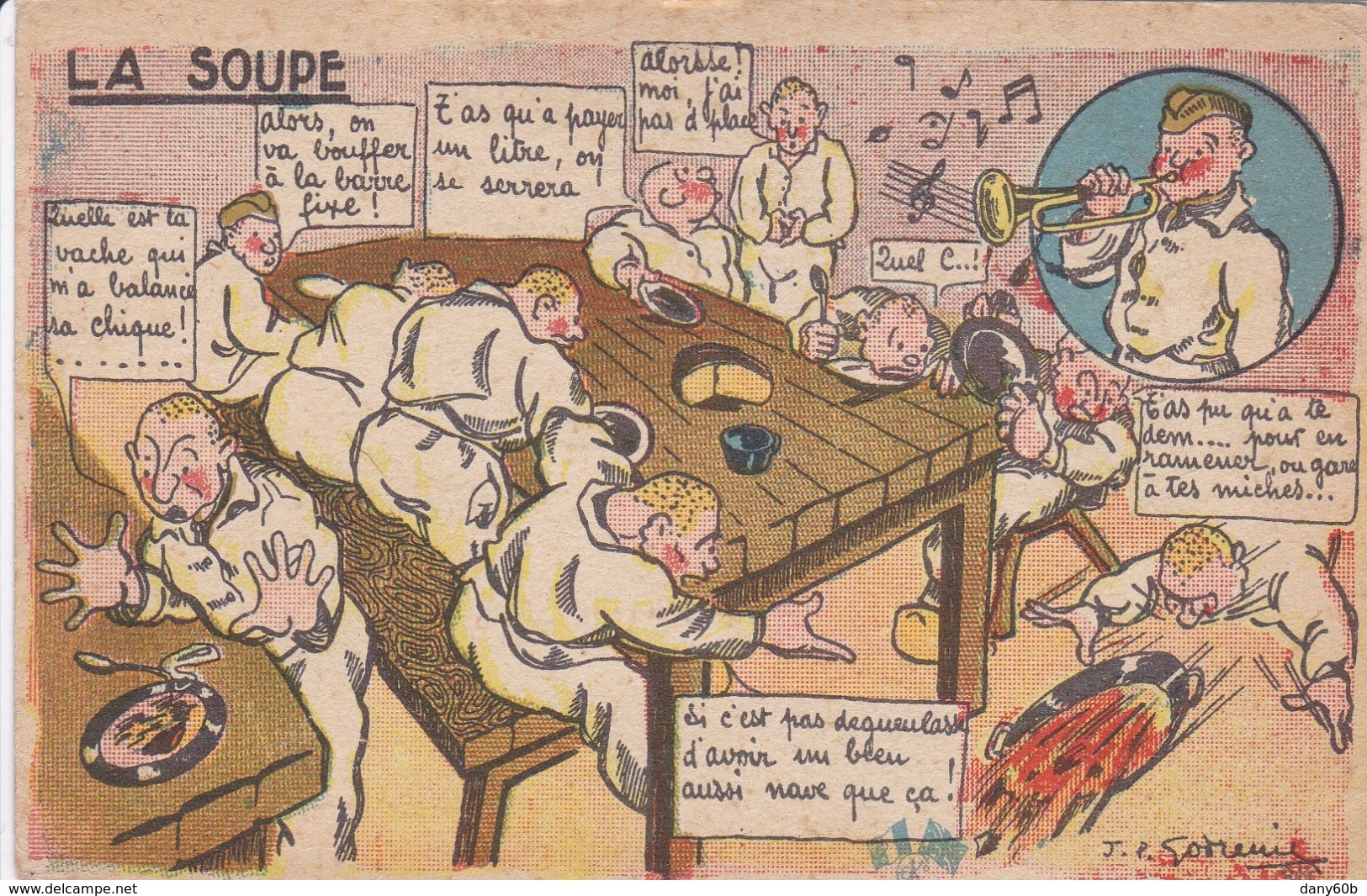 REF.HG . LOT DE 15 CPA . ILLUSTRATEUR  .  MILITAIRE  . HUMOUR - 5 - 99 Postales