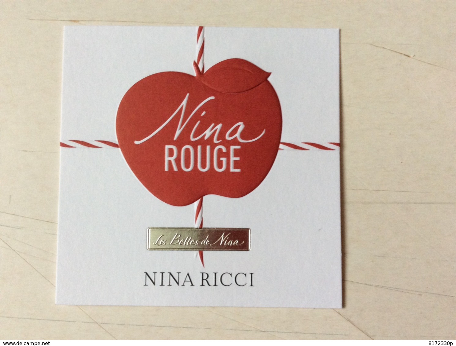 Carte Nina Ricci «  Nina Rouge » - Modernas (desde 1961)