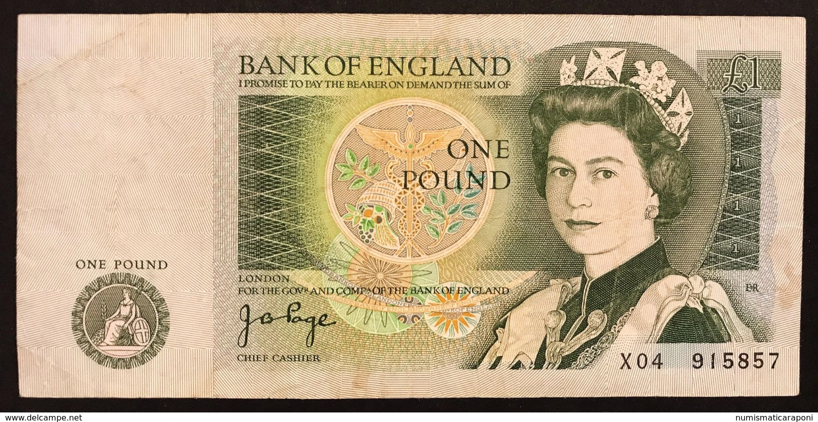 GRAN BRETAGNA Great Britain 1 Pound  Issac Newton REGINA ELISABETTA Page  LOTTO 2850 - 1 Pound