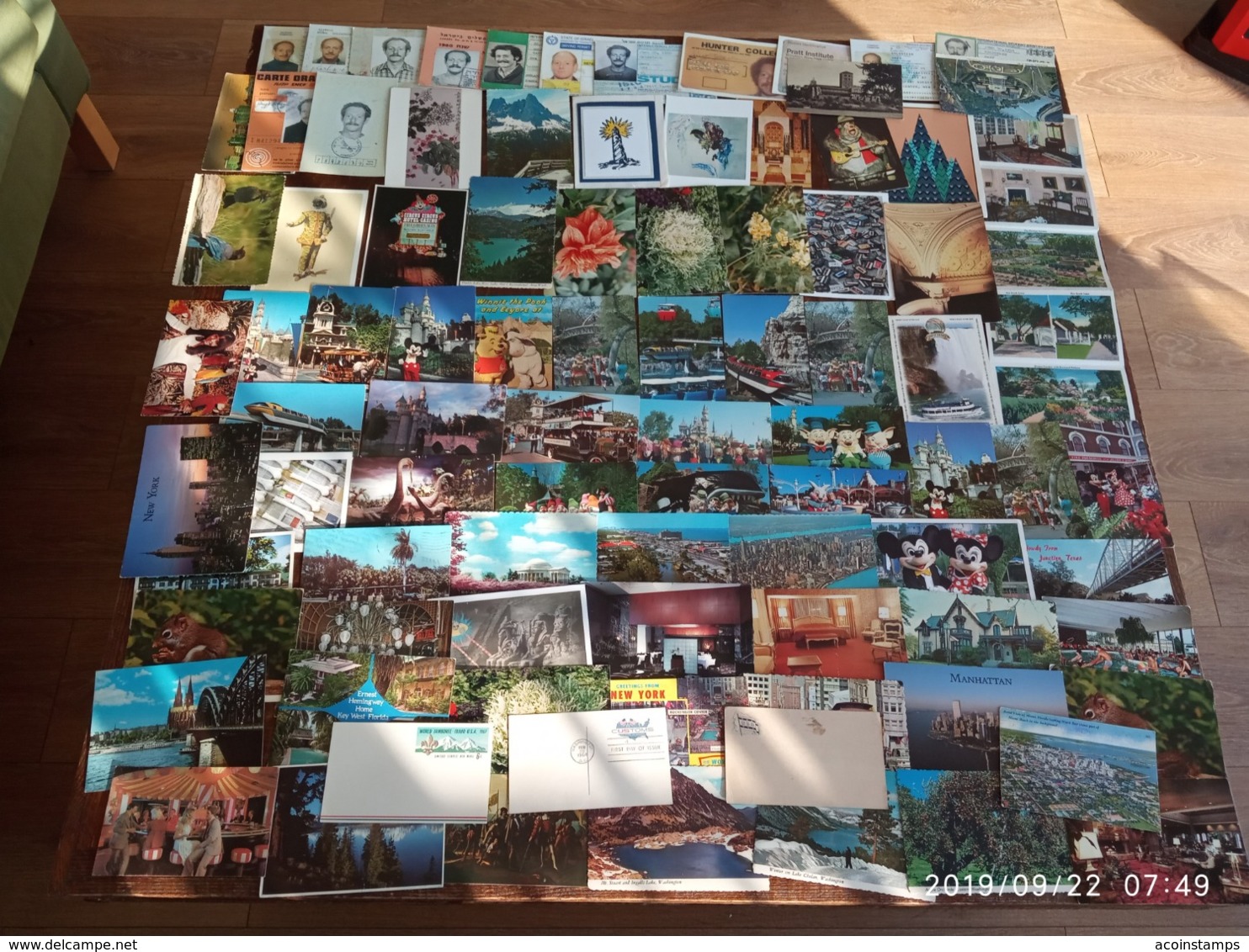 United States USA BIG LOT STAMPS POSTCARDS COVERS - Sammlungen