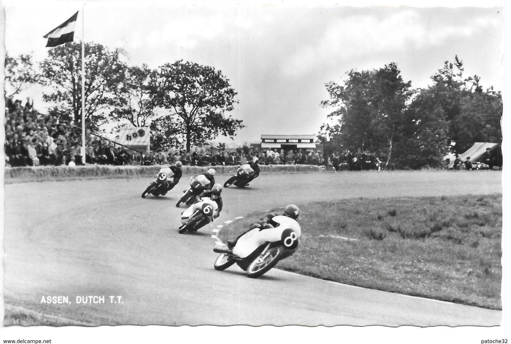 Carte-photo...Assen...Dutch T.T ...circuit...animée...1960... - Sport Moto