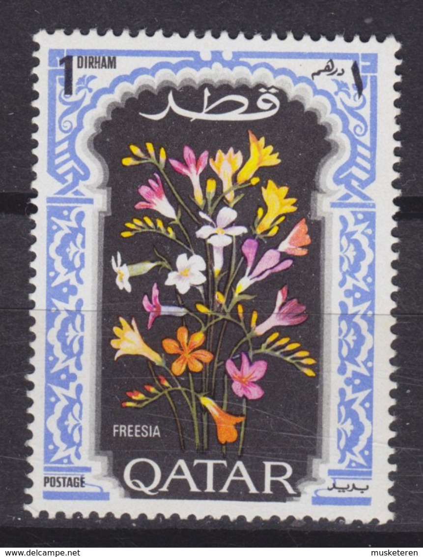 Qatar 1970 Mi. 421     1 D Zierpflanze Freesien MNH** - Qatar