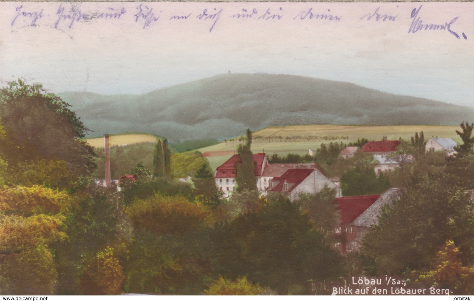 Löbau * Blick Auf Den Löbauer Burg * Deutschland * AK574 - Loebau