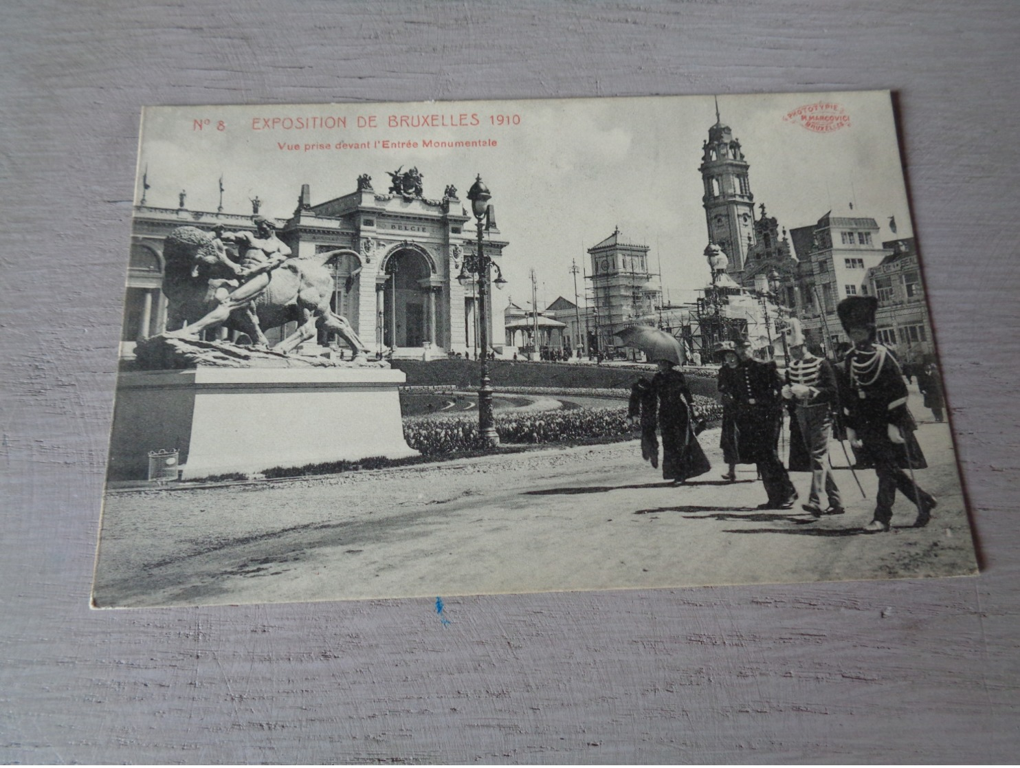 Bruxelles ( 91 )  Brussel   Exposition 1910  -  Entrée Monumentale - Marcovici - Universal Exhibitions