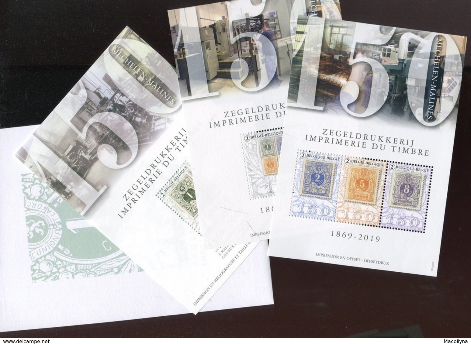 150 Jaar (ans) Zegeldrukkerij Mechelen - Imprimerie Du Timbre Malines MNH !! / Belgie 2019 - Unused Stamps