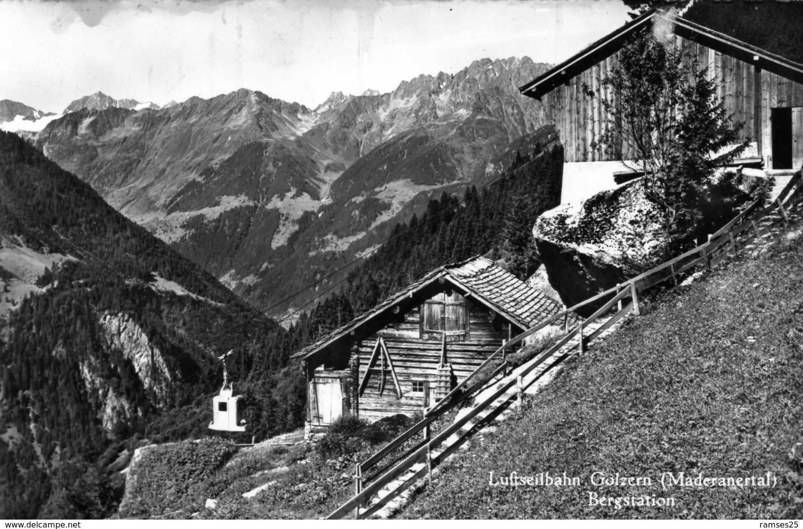 (124)  CP  Maderanertal Luftseilbahn Golzern   (bon Etat) - Sonstige & Ohne Zuordnung